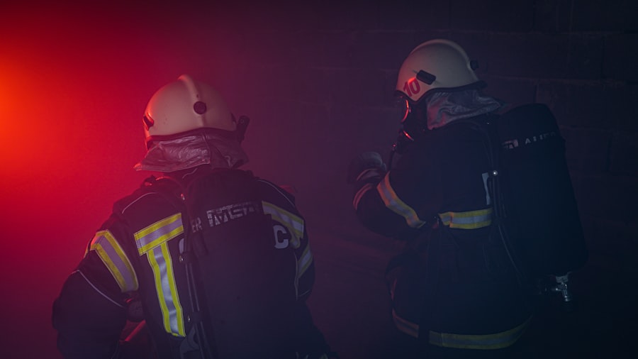 Photo Fire drill simulation