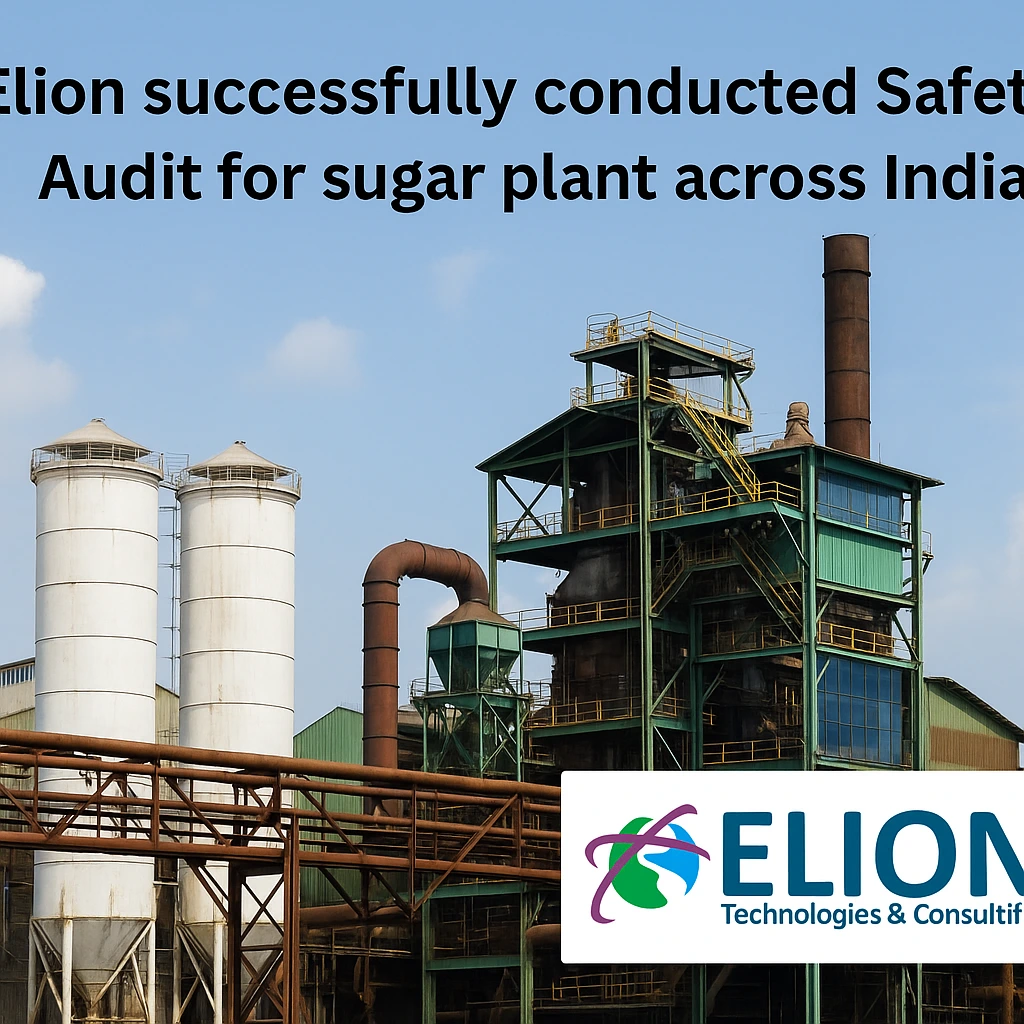 Elion team conducting Safety Audit for sugar plant operations across India