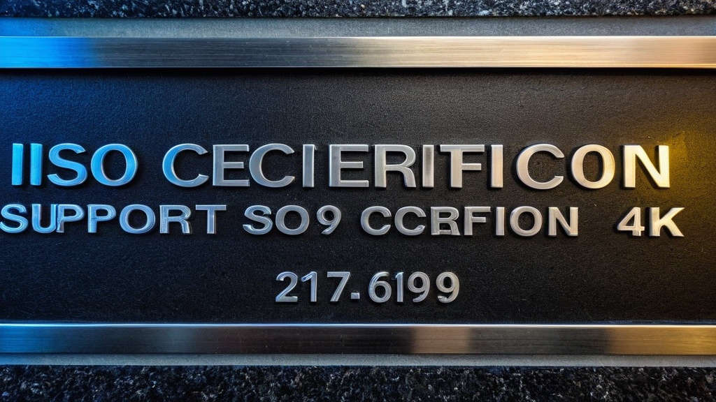 Photo ISO Certification Support