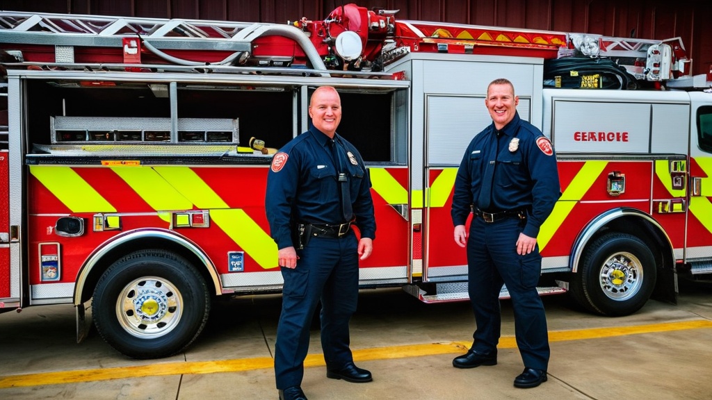 Photo Fire safety officers